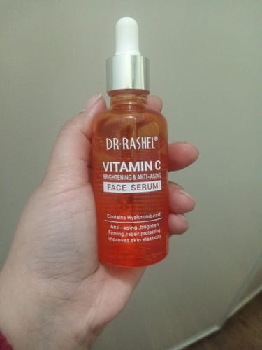 Customer photo review of Dr Rashel Vitamin C Brightening & Anti Aging Face Serum - 50ml