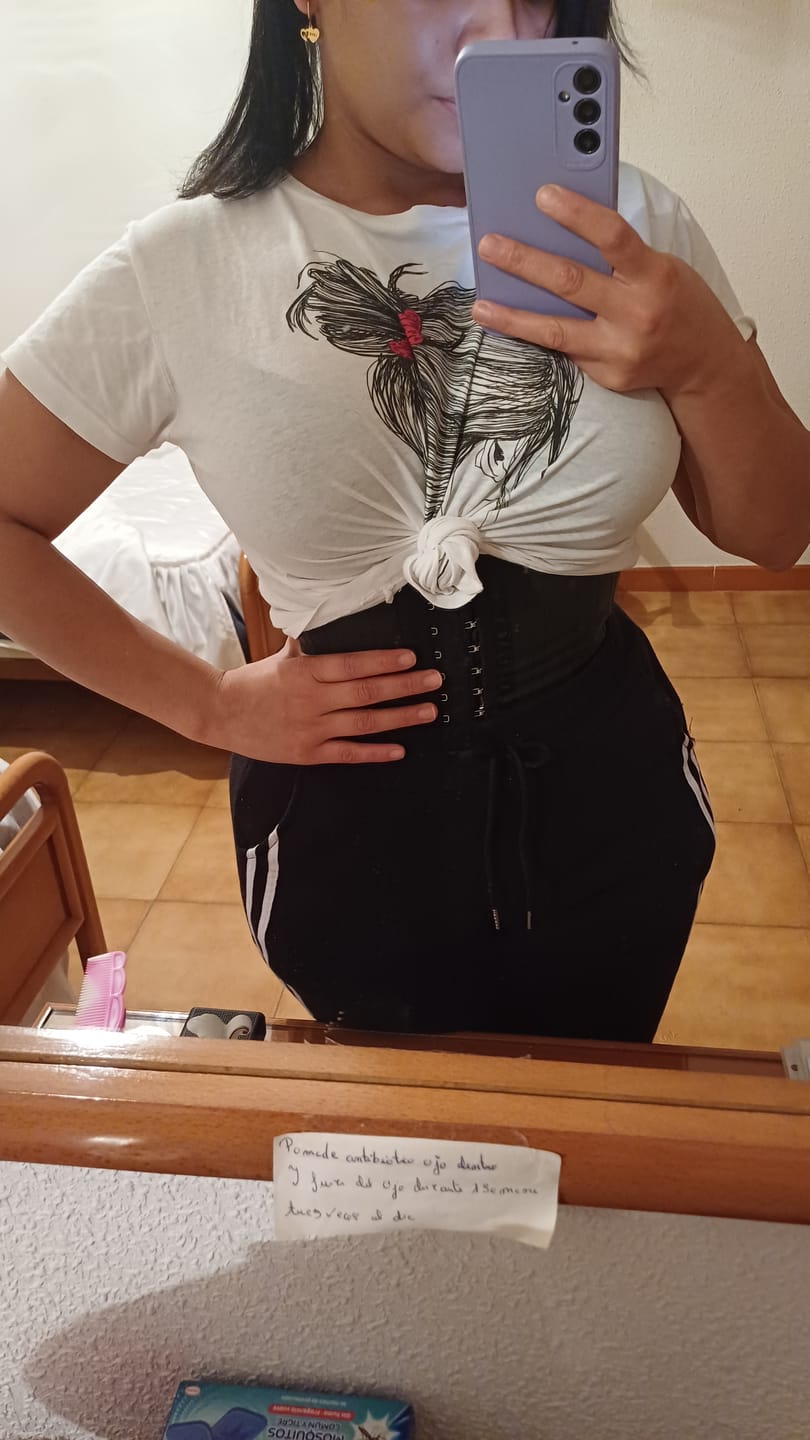 Customer photo review of CINTURILLA DE CONTROL FUERTE FAJA DE LATEX RELOJ DE ARENA