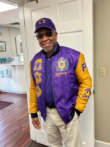 Customer photo review of Personalized Bomber Jacket (OP) Original Style