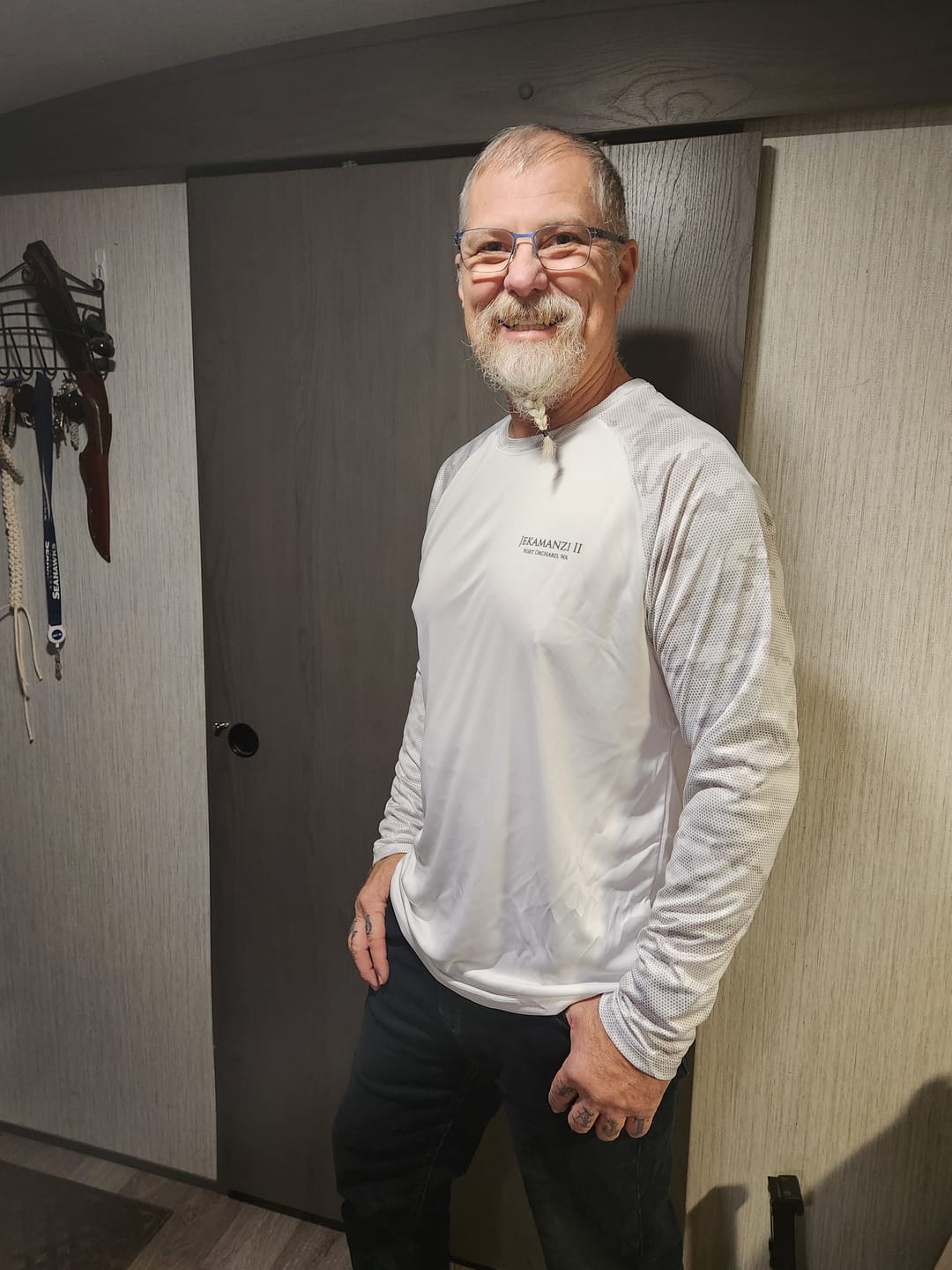 Customer photo review of Camouflage Dri-Fit Long Sleeve Custom Shirts