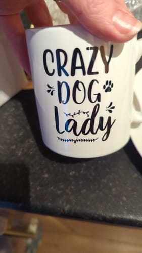 Customer photo review of Girl & Dogs - Life is better with a dog Personalised Mug