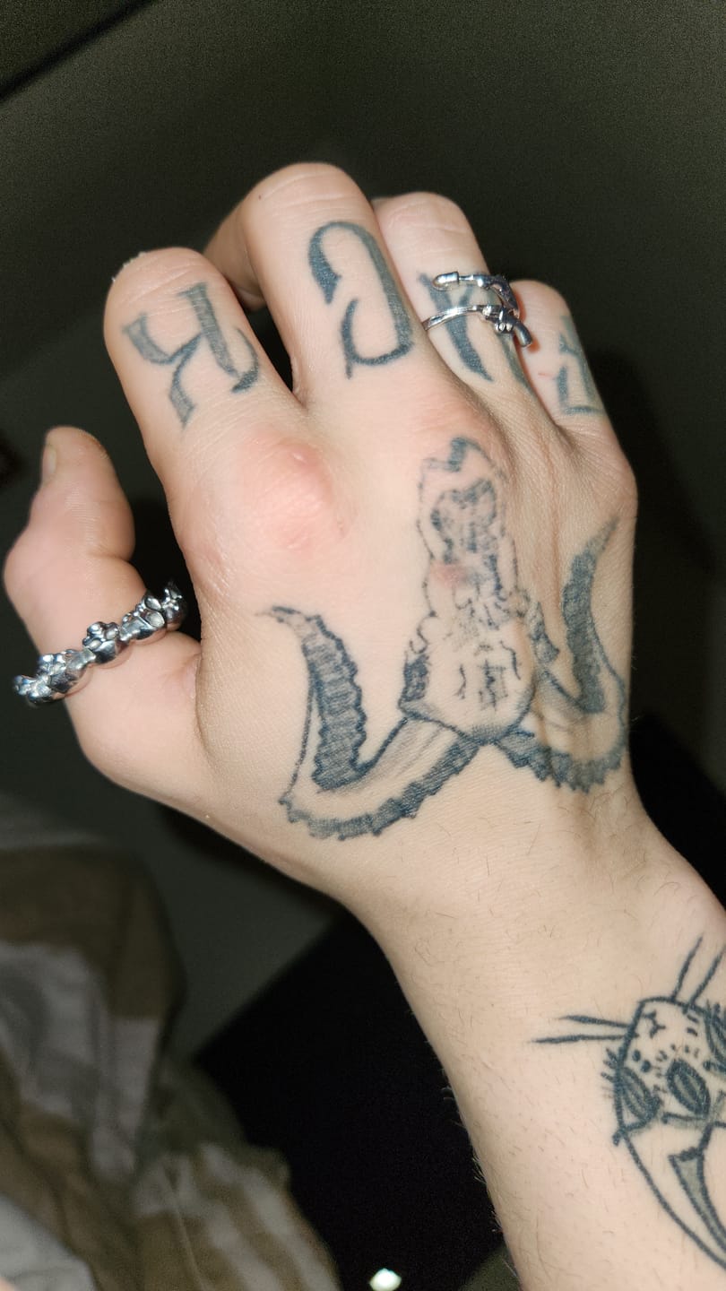 Customer photo review of 10 STAGES OF ADDICTION RING