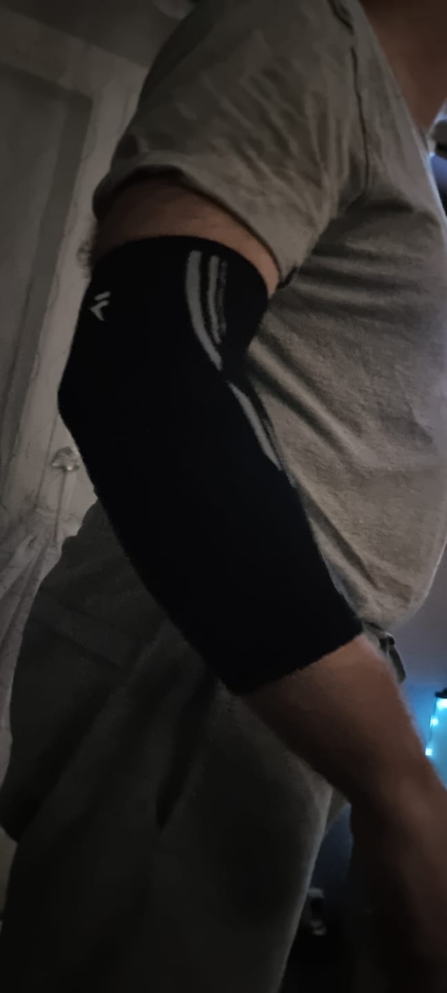 Customer photo review of Maintiens de Compression pour Coudes