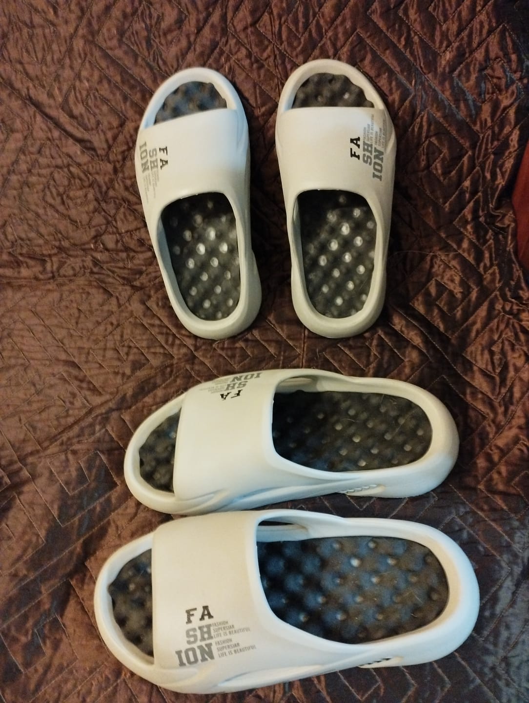 Customer photo review of Chinelas Riviera en Espuma con Masajeador