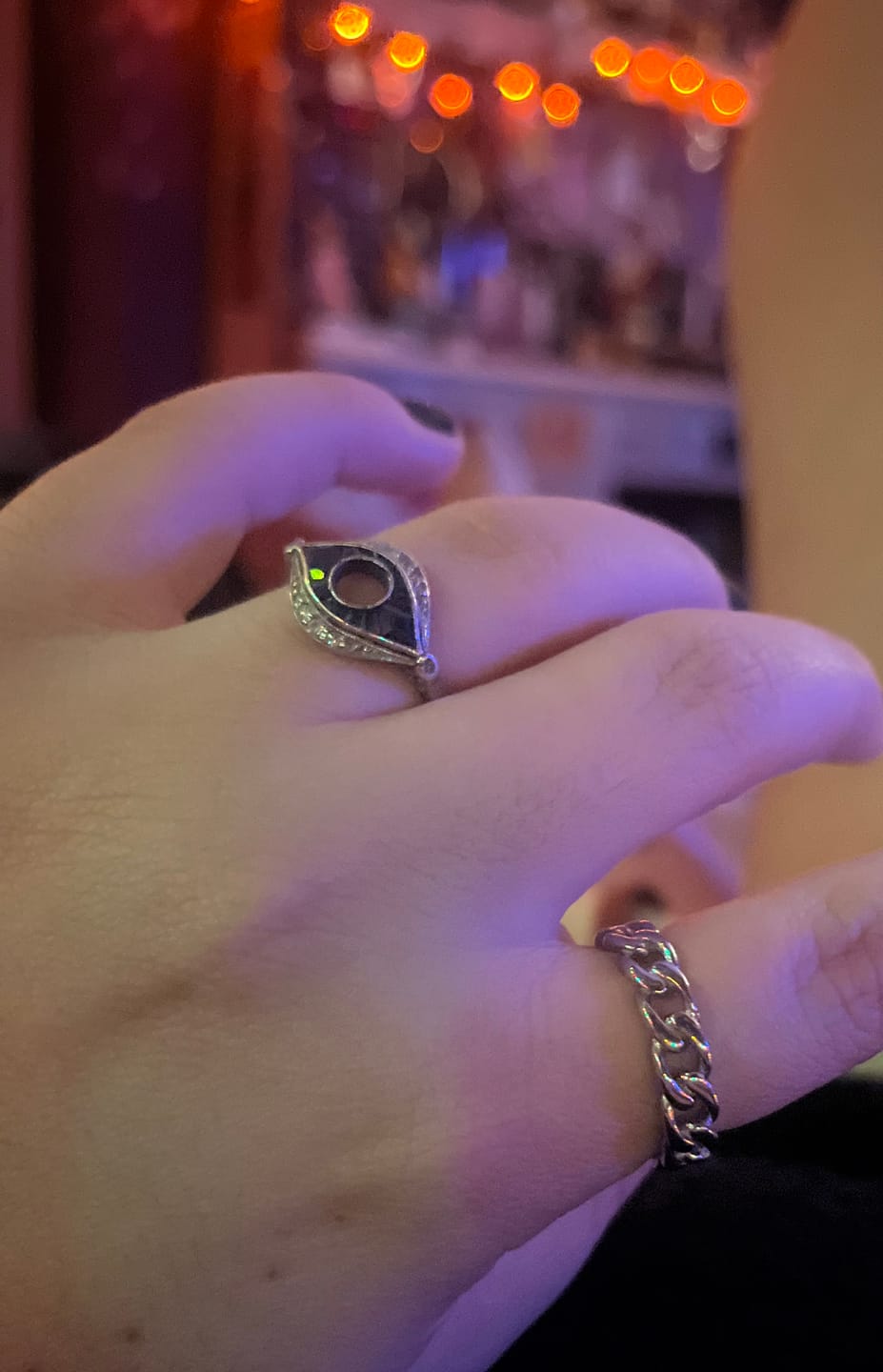 Customer photo review of MINI CUBAN RING