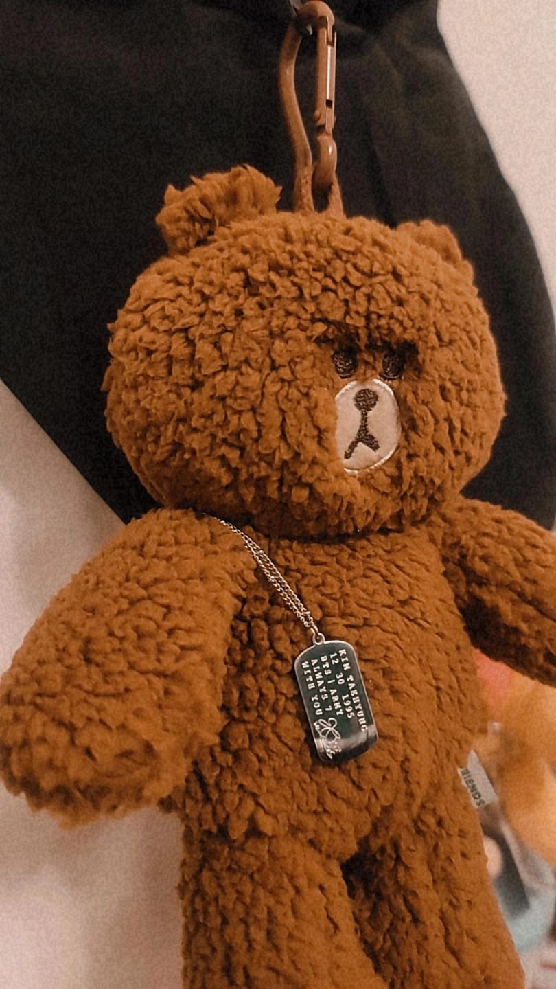 Customer photo review of BTS Army Name Tag Necklace