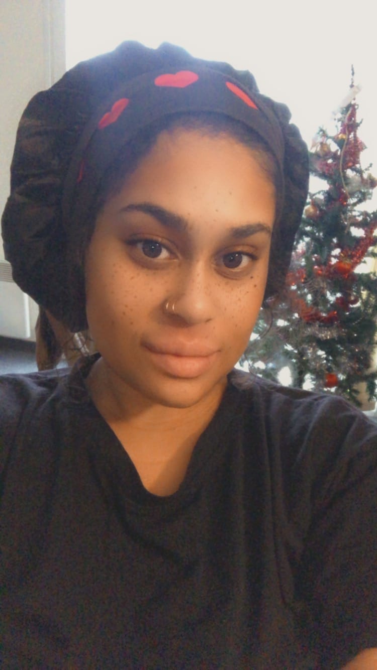 Customer photo review of Le double piercing