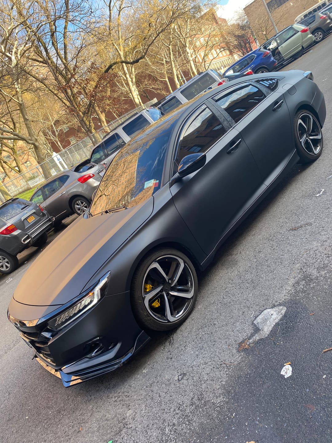 Customer photo review of Satin Black Vinyl Wrap