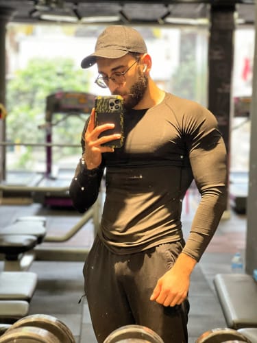 Customer photo review of Spider Compression Long Sleeve v2