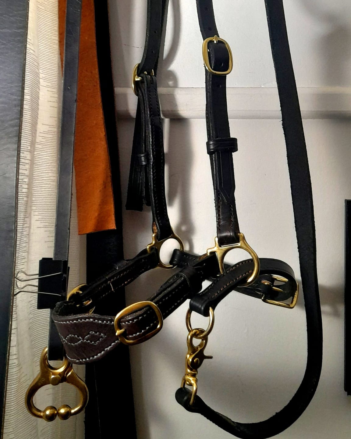 Customer photo review of Leather offcuts