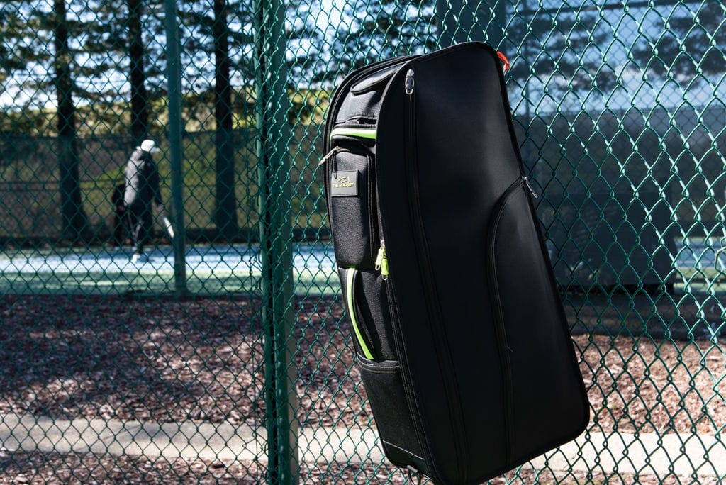 Customer photo review of The Rocket Tennis Racquet Bag