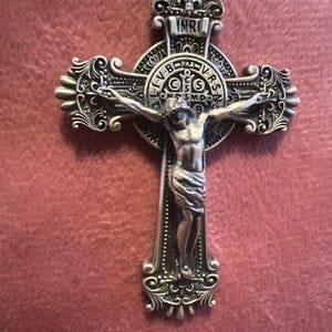 Customer photo review of Crucifix Cross Jesus Necklace