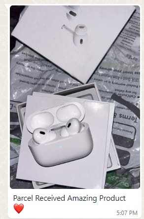 Customer photo review of AirPods Pro Titanium