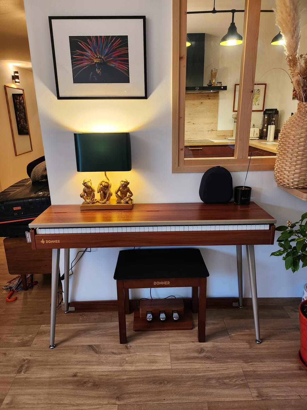Customer photo review of Donner DDP-80 PLUS Piano numérique Design en bois