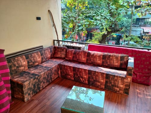 Customer photo review of Wooden Blocks Elastic Sofa Slipcovers