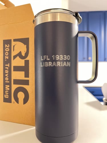Customer photo review of Travel Mug | 20 oz