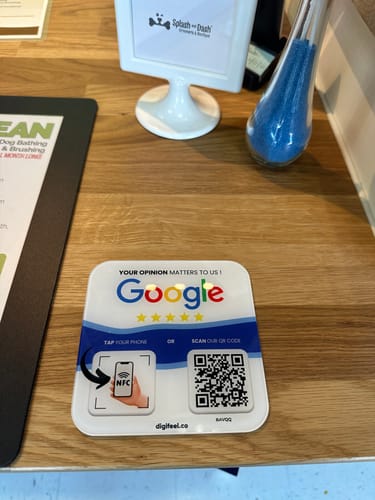 Customer photo review of Google Reviews - Plate