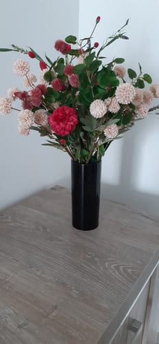 Customer photo review of Faux Kiku Bloem - Crème (10 stengels)