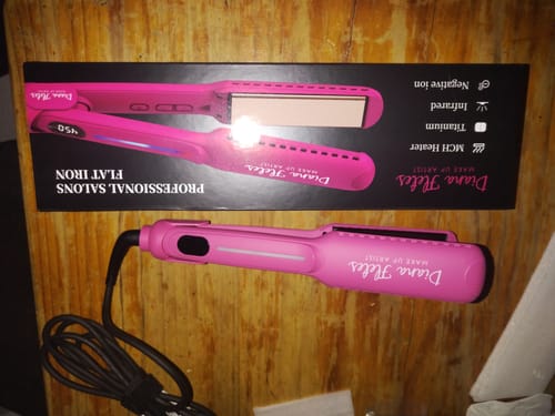 Customer photo review of ENTREGA INMEDIATA NEW Plancha »Titanio Profesional Diana Fletes Quality INFRARED