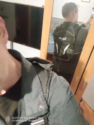 Customer photo review of Bicycle Bike Bags with Water Tank (2L) - Portable Waterproof Bag