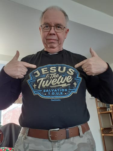 Customer photo review of SALVATION TOUR TEE