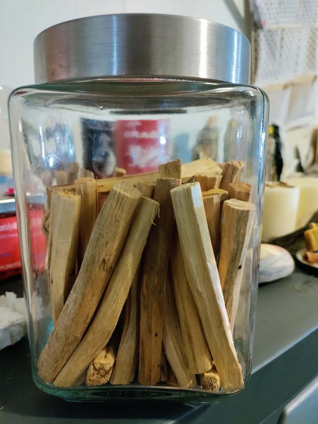 Customer photo review of Palo Santo Smudging Sticks (1 Pound)