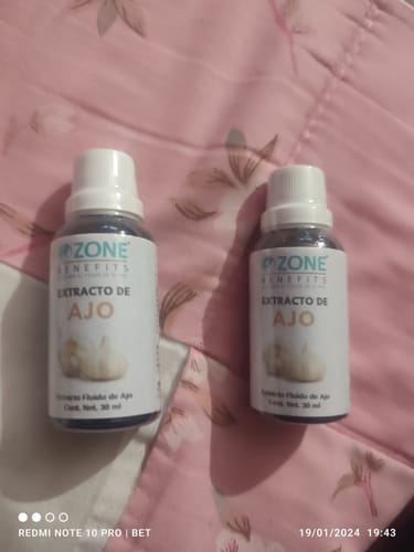 Customer photo review of Extracto de Ajo - 30 ml