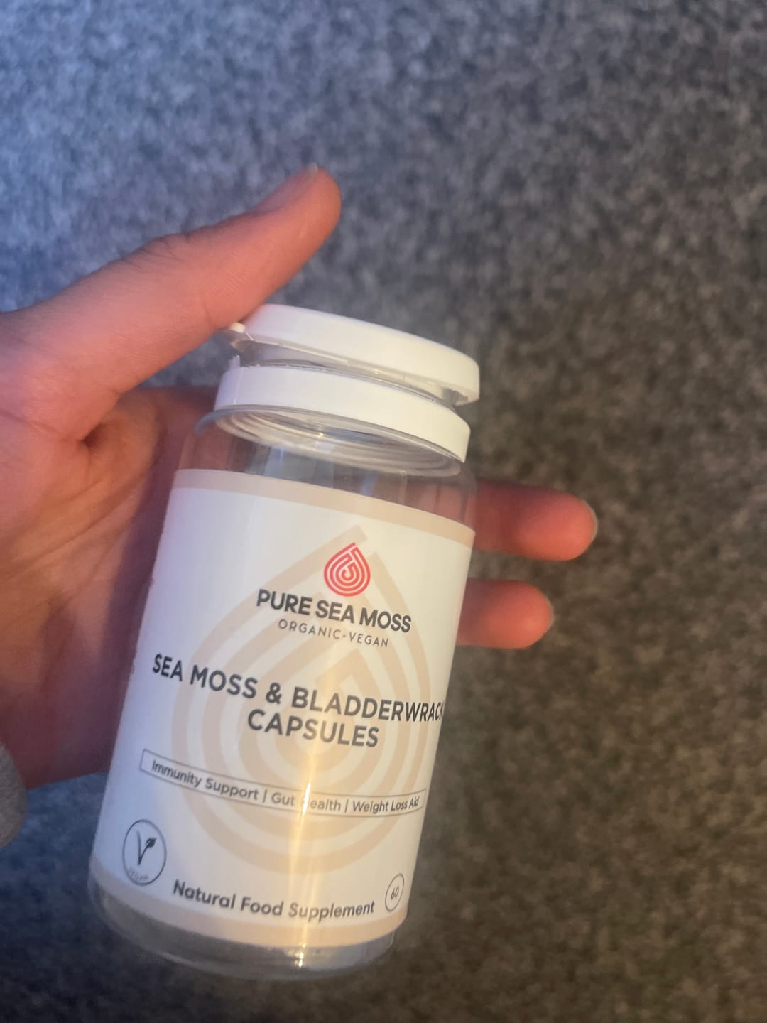 Customer photo review of Sea Moss & Bladderwrack Capsules