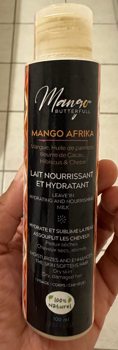 Customer photo review of Lait hydratant et nourrissant -  Mango AFRIKA
