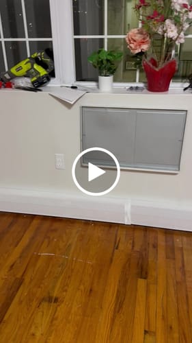 Customer video review of EZ Snap Covers Standard Height 7 1/2" White Baseboard Heater Cover Kit with 2 Closed End Caps