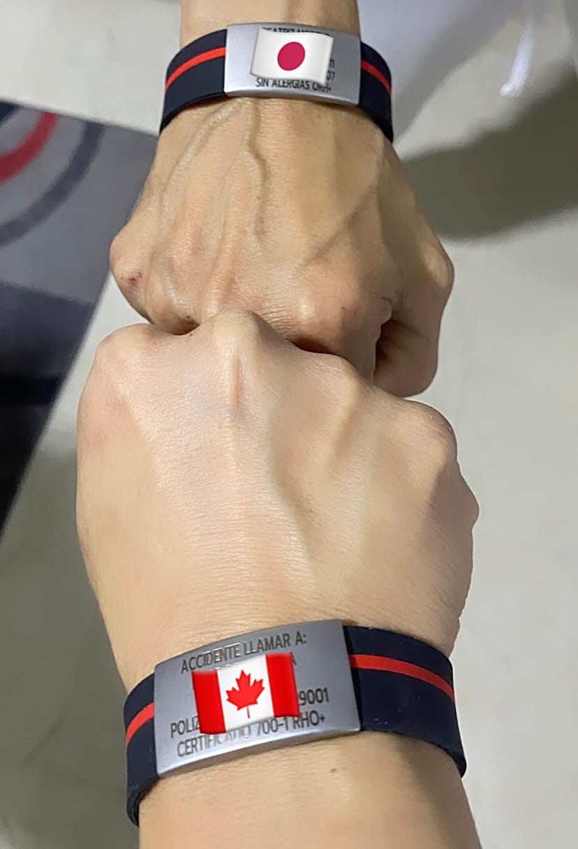 Customer photo review of AxoID - Brazalete de Emergencia