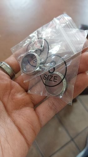 Customer photo review of Celtic Knot & Rune Yggdrasil Rings