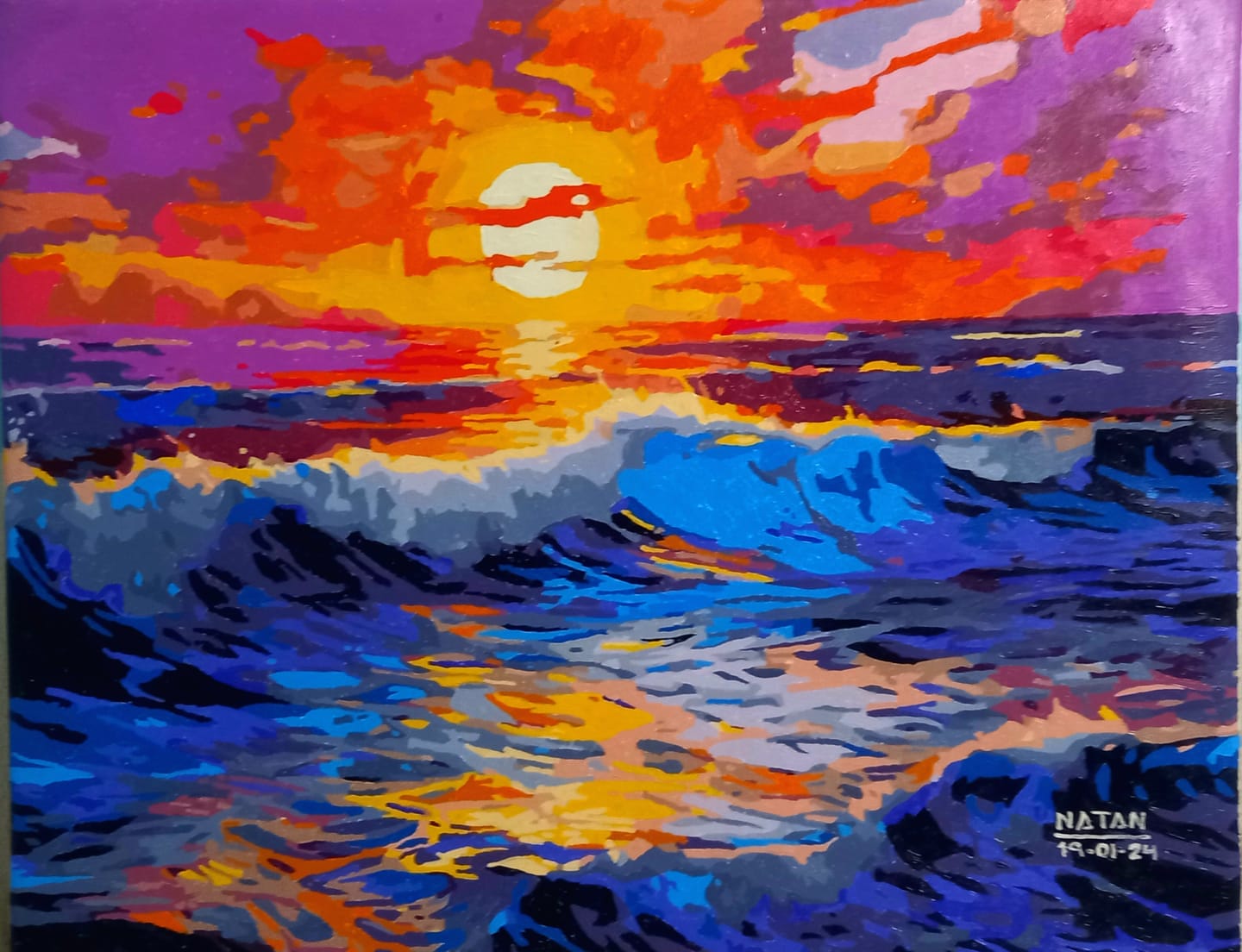 Customer photo review of Harmony Of Sunset