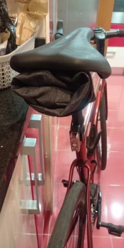 Customer photo review of Bike Saddle Bag - Tool Roll Bag Under Seat