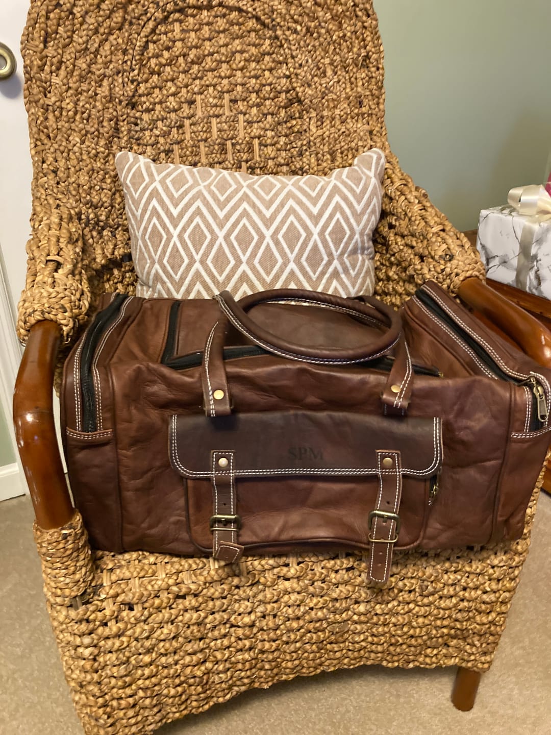 Customer photo review of Traveler Weekender Duffle
