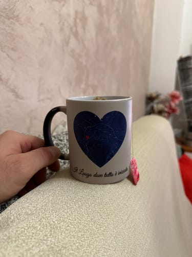 Customer photo review of Tazza magica personalizzata 325ml