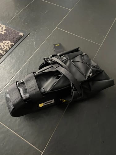 Customer photo review of Bike Saddle Bag Waterproof (5L-13L) - Large Capacity - Foldable - Reflective Cycling MTB Trunk