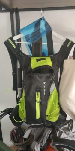Customer photo review of Bicycle Bike Bags with Water Tank (2L) - Portable Waterproof Bag
