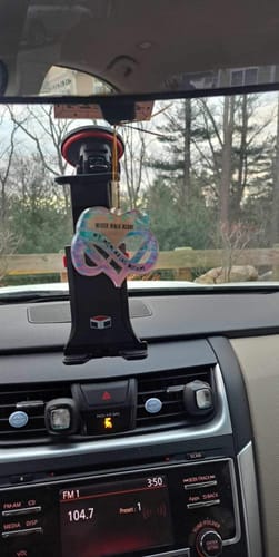 Customer photo review of Memorial Never Walk Alone My Love Walks With Me Personalized Ornament