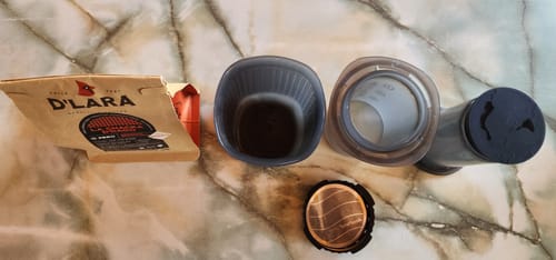 Customer photo review of Pack Aeropress Go + 2 Bolsas 250g Café de Especialidad en Grano o Molido