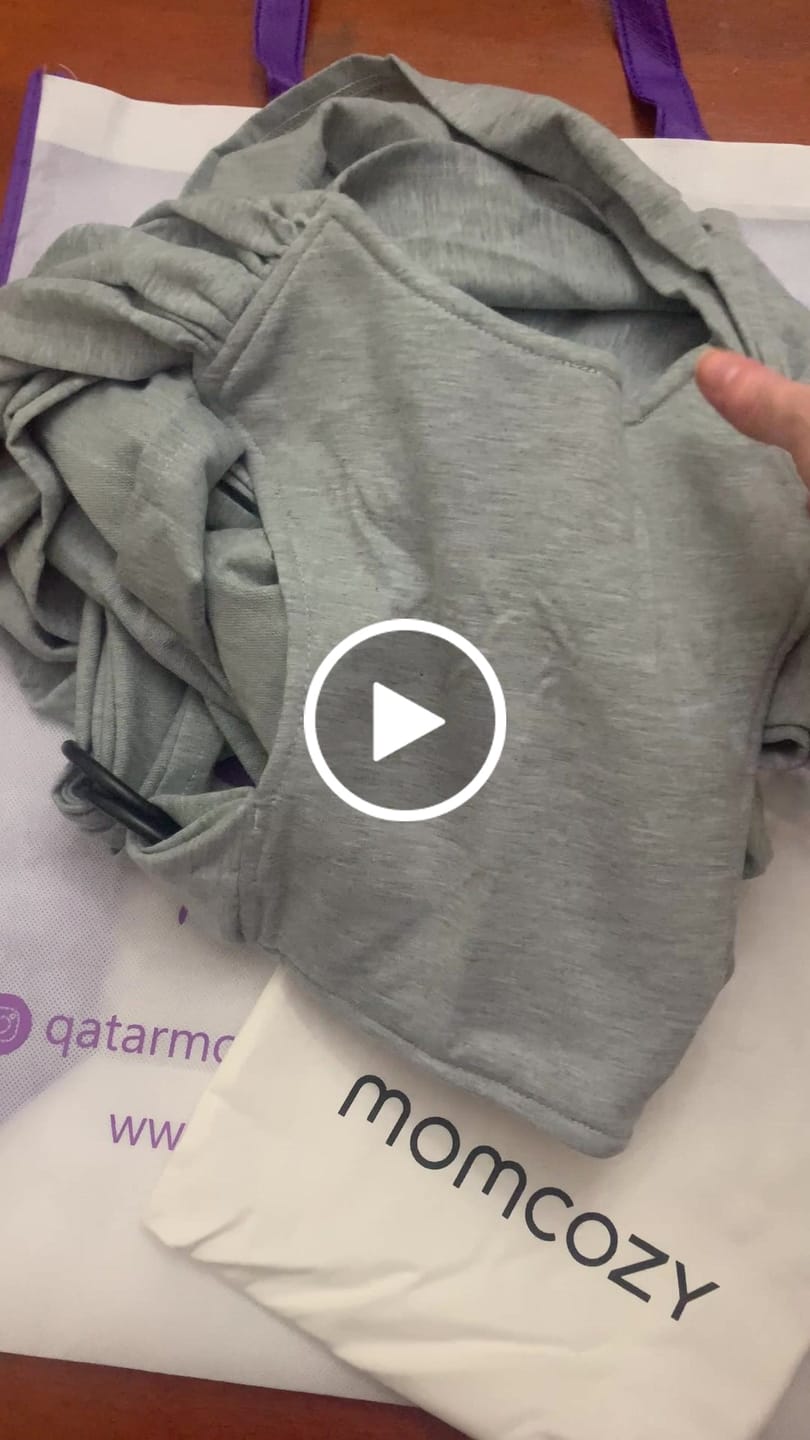 Customer video review of Momcozy Baby Wrap Carrier