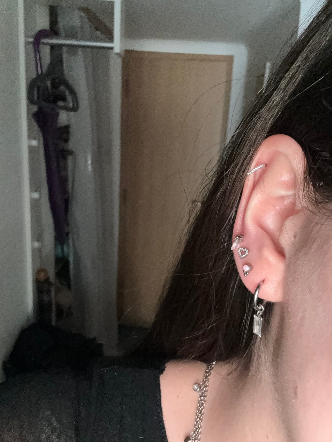 Customer photo review of Heart Piercing | Titan