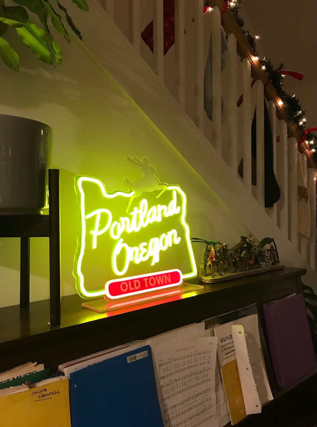 Customer photo review of LED Portland Sign