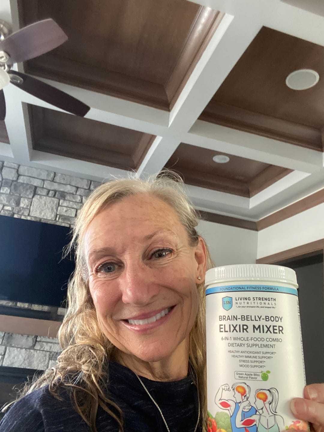 Customer photo review of Brain-Belly-Body Elixir Mixer Powder