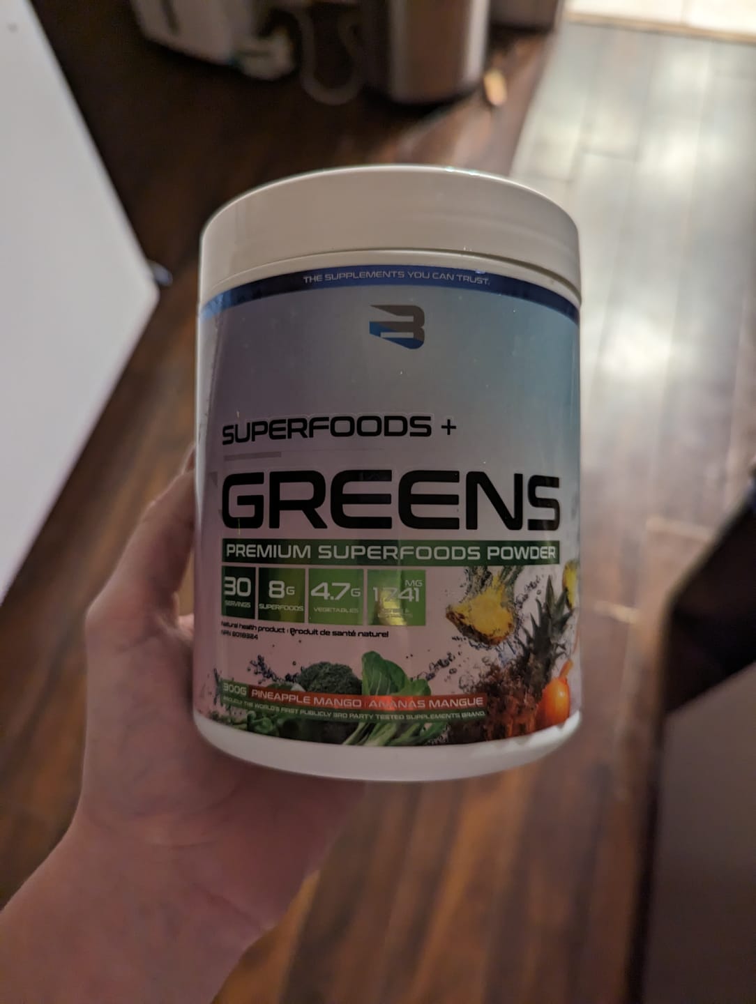 Customer photo review of Believe Supplements - Superfoods + Greens - 300g