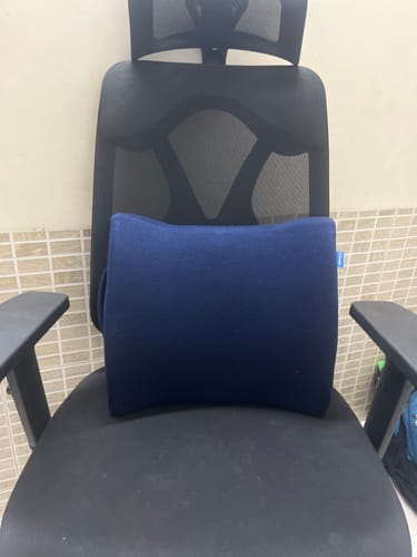 Customer photo review of Smart Orthopaedic Back Rest | For Posture Correction & Relief from Back Pain (Grey)