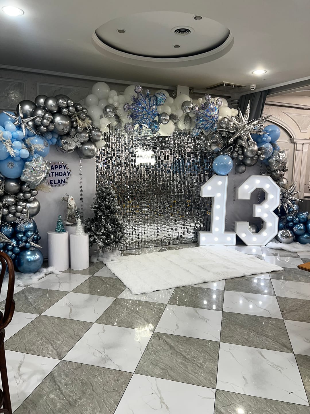 Customer photo review of Chiara Backdrop Wall Set, Arched Wall Set Birthday&Baby Shower&Wedding Party Decoration