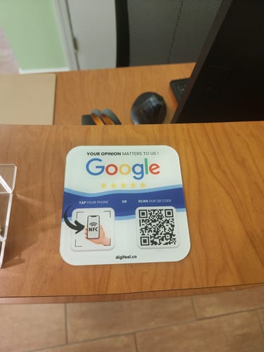 Customer photo review of Google Reviews - Plate