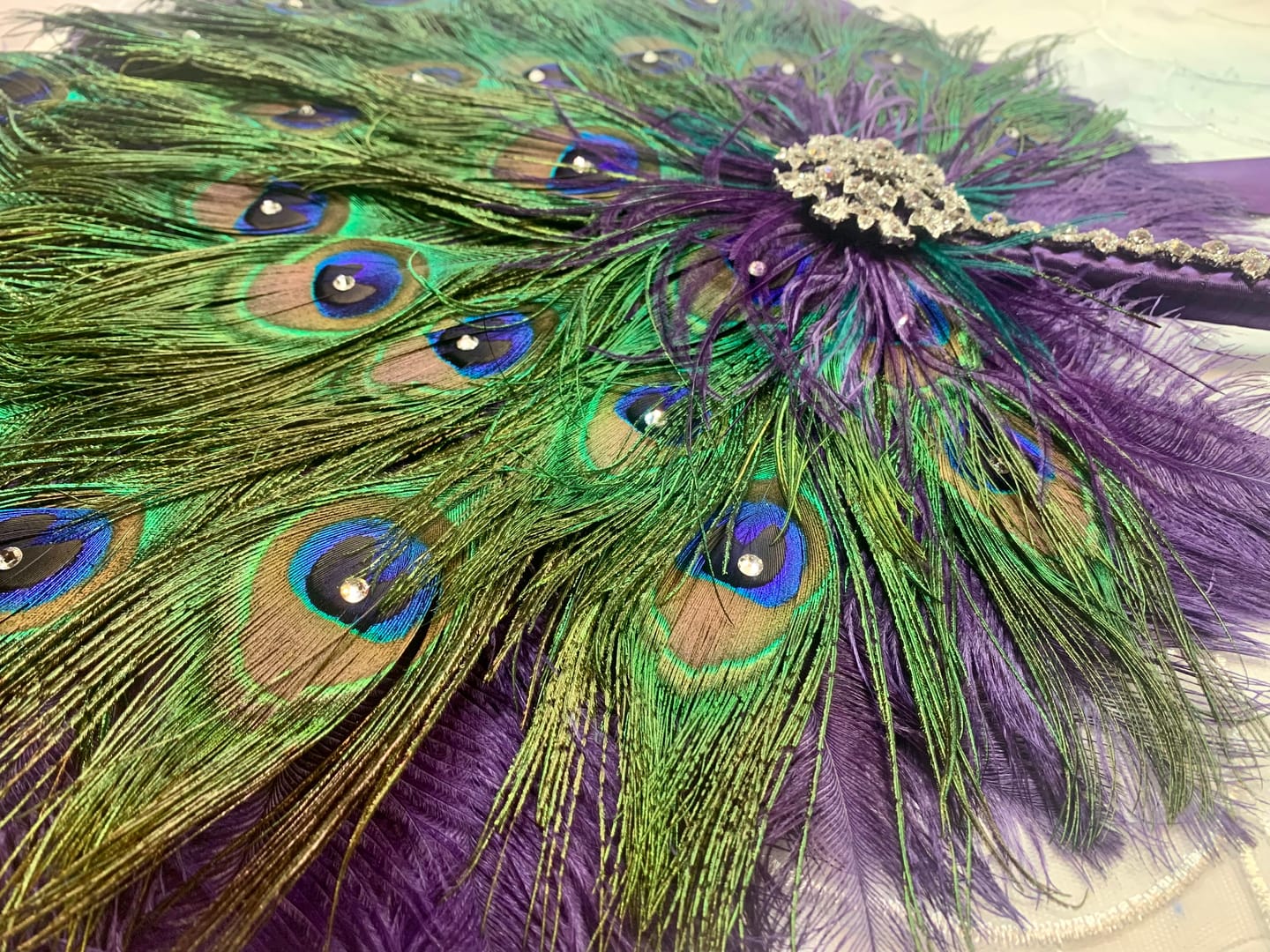 Customer photo review of Ostrich Drab Feathers (Medium)