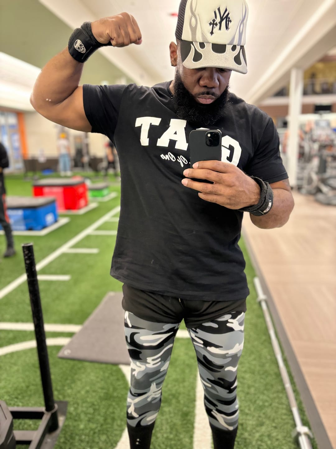 Customer photo review of Goat Tee (White Logo)